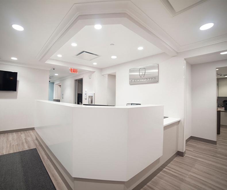 Front desk at J C Endodontics Root Canal Specialists in New York City
