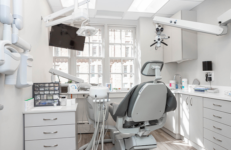 Treatment room in endodontic office