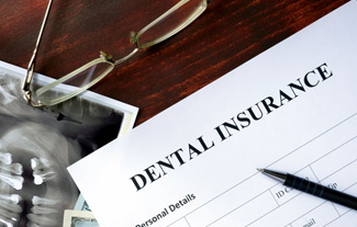 Dental insurance form sitting on a desk
